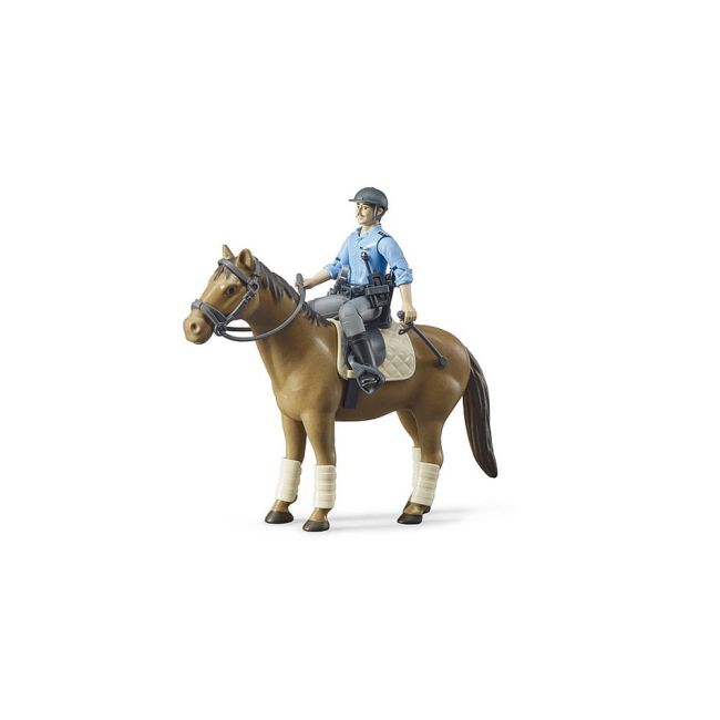 Bruder - Figurina Politist Cu Cal ARTBR62507
