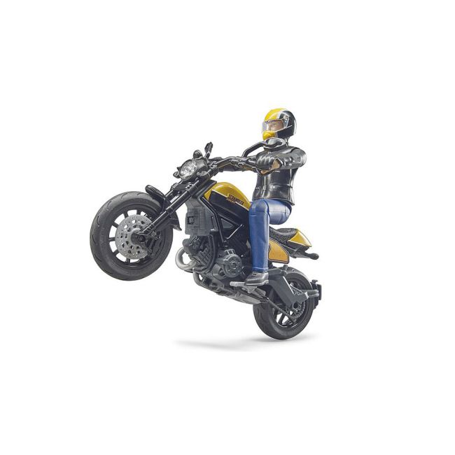 Bruder - Motocicleta Scrambler Ducati Full Throttle Cu Sofer ARTBR63053