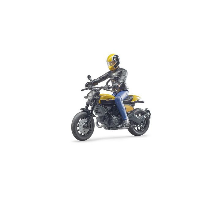 Bruder - Motocicleta Scrambler Ducati Full Throttle Cu Sofer ARTBR63053