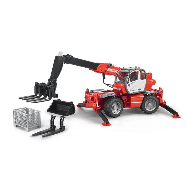 Bruder - Stivuitor Telescopic Cu Accesorii Manitou Mrt 2150 ARTBR02129