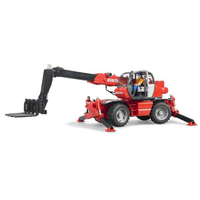 Bruder - Stivuitor Telescopic Cu Accesorii Manitou Mrt 2150 ARTBR02129
