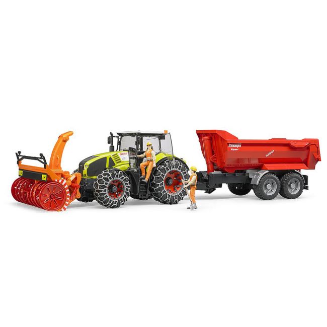 Bruder - Tractor Claas Axion 950 Cu Lanturi Si Freza De Zapada ARTBR03017