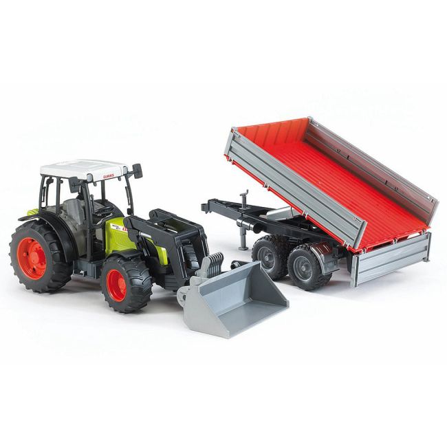 Bruder - Tractor Claas Nectis 267 F Cu Remorca Basculabila ARTBR02112