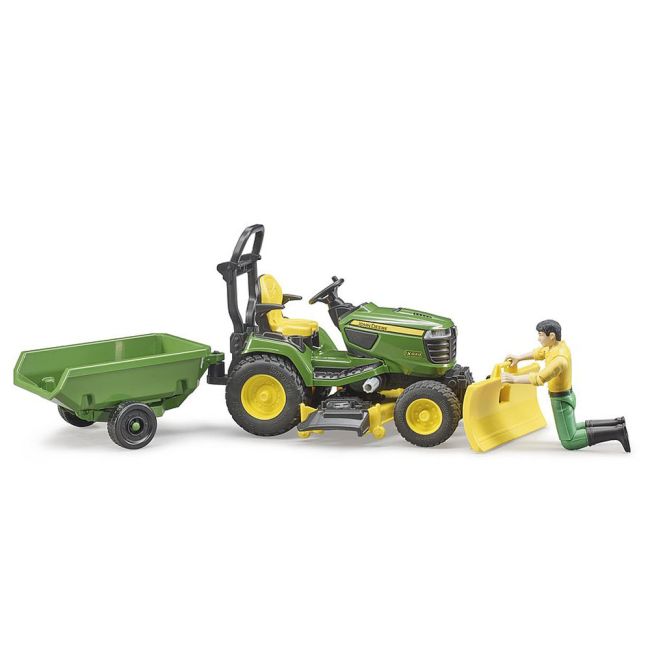 Bruder - Tractor Cu Remorca John Deere Si Gradinar ARTBR62104