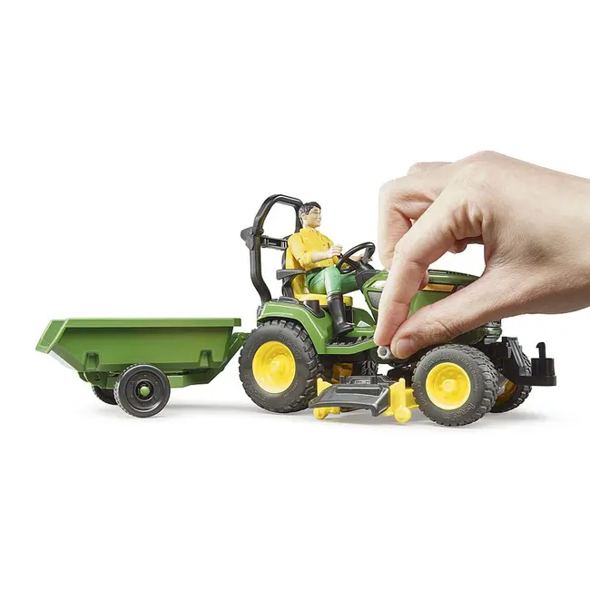 Bruder - Tractor Cu Remorca John Deere Si Gradinar ARTBR62104