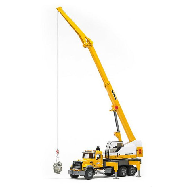 Bruder Camion Mack Granite Liebherr Cu Macara ARTBR02818