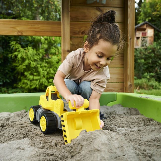 Buldozer big power worker wheel loader cu figurina hubs800054837