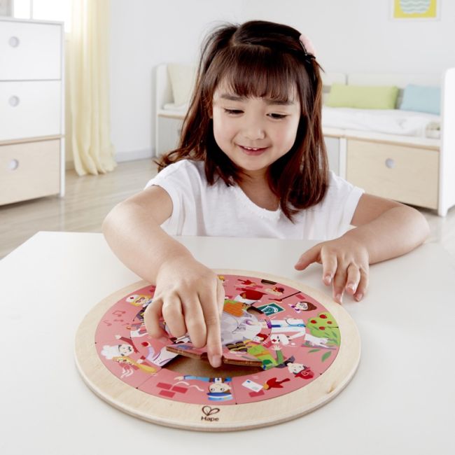 HAPE PUZZLE ROTUND CU 2 FETE VIVHapeE1624