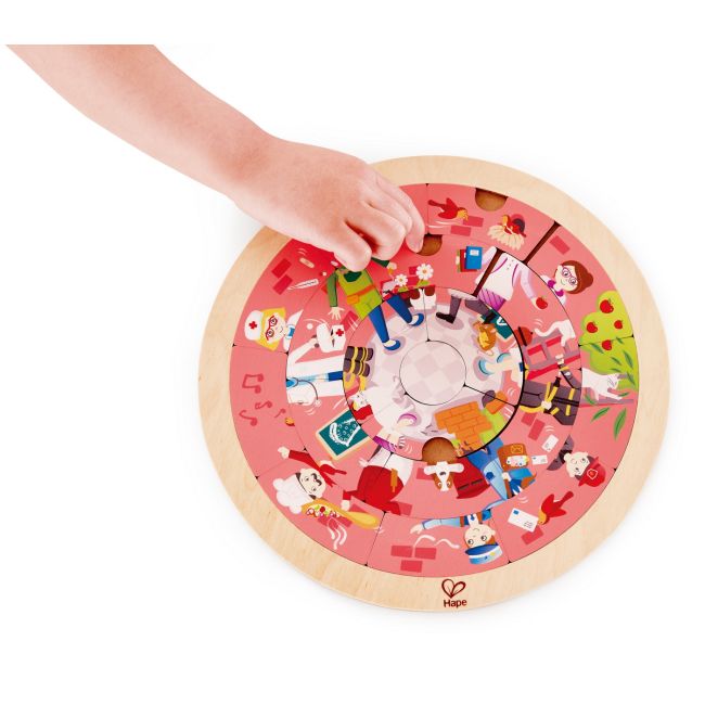 HAPE PUZZLE ROTUND CU 2 FETE VIVHapeE1624
