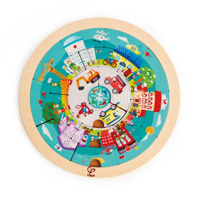 HAPE PUZZLE ROTUND CU 2 FETE VIVHapeE1624
