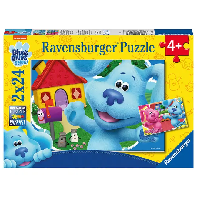 Puzzle Blue'S Clues, 2X24 Piese ARTRVSPC05568