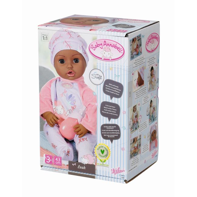 Baby Annabell - Papusica Neagra Leah 43 Cm ARTZF705919