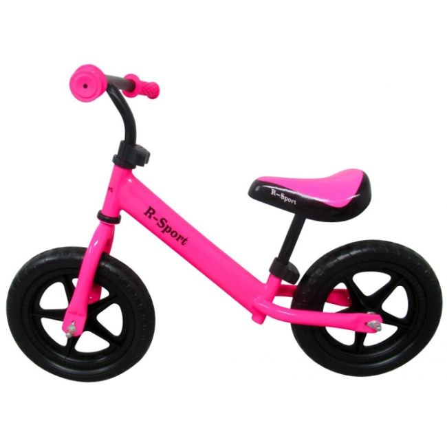 Bicicleta fara pedale cu roti din spuma eva r-sport r7 - roz edeedit001aroz