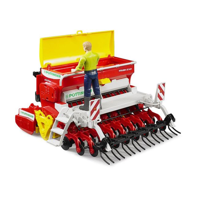Bruder - Accesorii - Grapa Cu Semanatoare Pottinger Vitasem 302 Add ARTBR02347