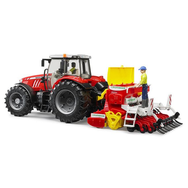 Bruder - Accesorii - Grapa Cu Semanatoare Pottinger Vitasem 302 Add ARTBR02347