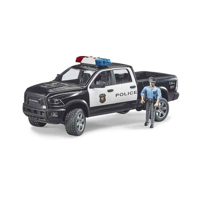 Bruder - Camion De Politie Ram 2500 Cu Politist Si Accesorii ARTBR02505