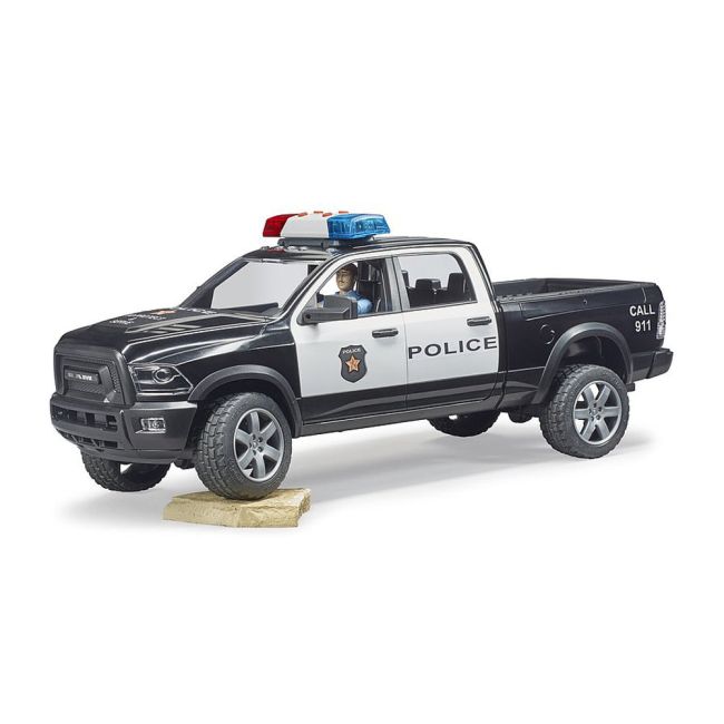 Bruder - Camion De Politie Ram 2500 Cu Politist Si Accesorii ARTBR02505