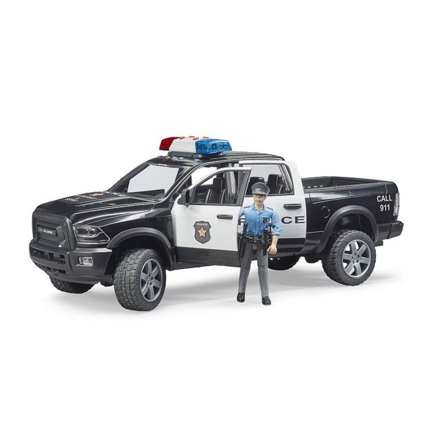 Bruder - Camion De Politie Ram 2500 Cu Politist Si Accesorii ARTBR02505