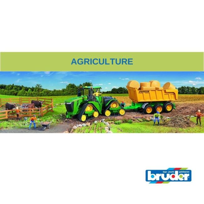 Bruder - Remorca Basculabila Rosie ARTBR02211