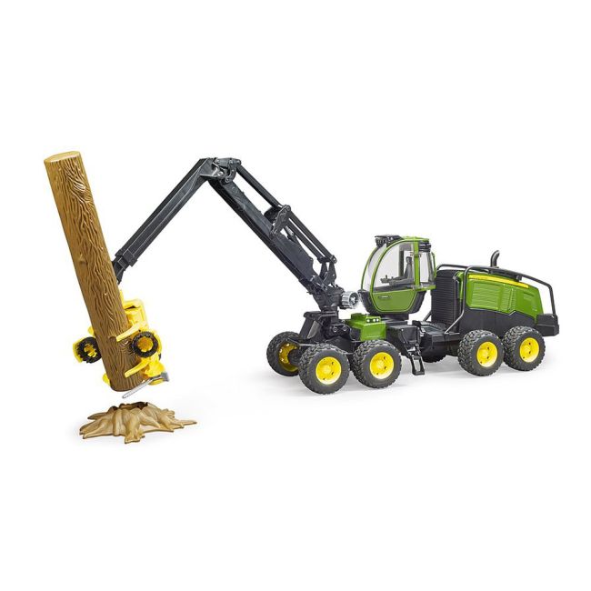 Bruder - Tractor Forestier John Deere 1270G Cu Un Bustean ARTBR02135