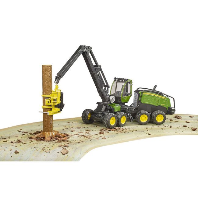 Bruder - Tractor Forestier John Deere 1270G Cu Un Bustean ARTBR02135