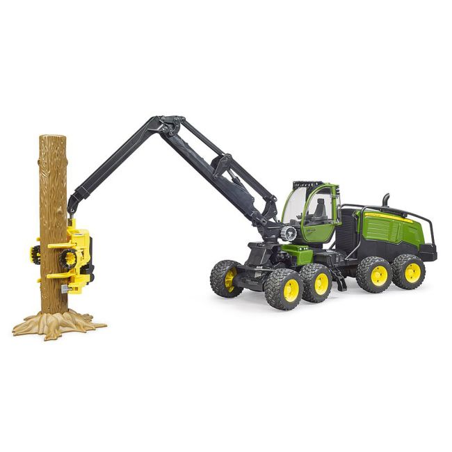 Bruder - Tractor Forestier John Deere 1270G Cu Un Bustean ARTBR02135