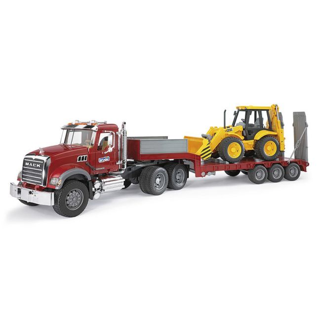 Bruder Camion Incarcare Mack Granite Si Buldoexcavator Jcb 4Cx ARTBR02813