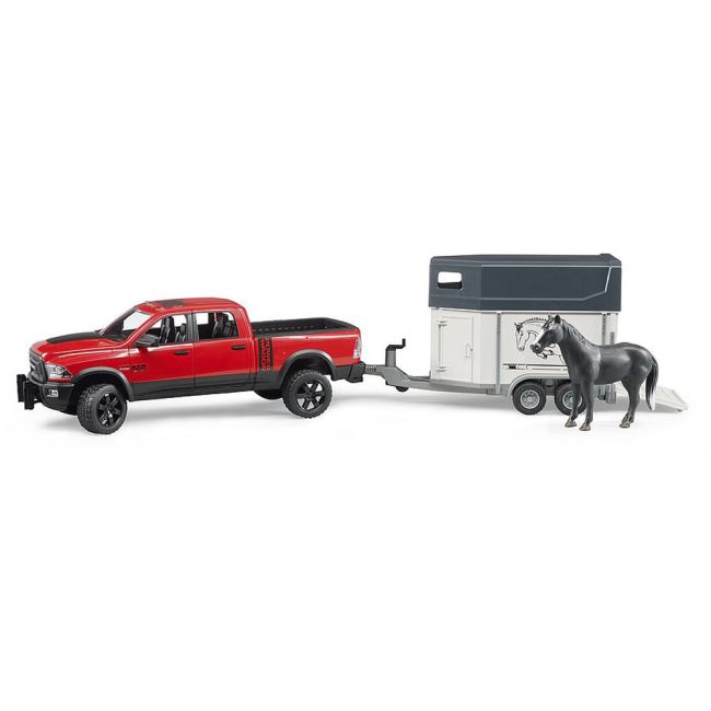 Bruder Masina De Teren Ram 2500 Cu Remorca Si Cal ARTBR02501