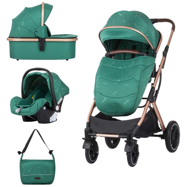 Carucior chipolino zara 3 in 1 avocado hubkkza02204av