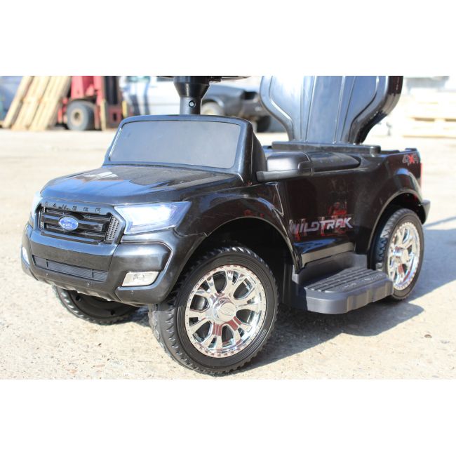 Carucior  Masinuta Electrica Pentru Copii 3 In 1 Ford Ranger Standard  Negru Kat00263