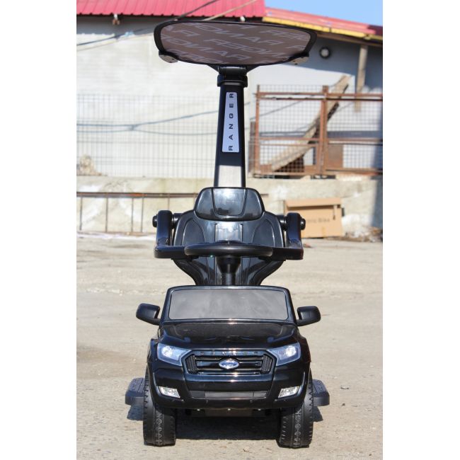 Carucior  Masinuta Electrica Pentru Copii 3 In 1 Ford Ranger Standard  Negru Kat00263