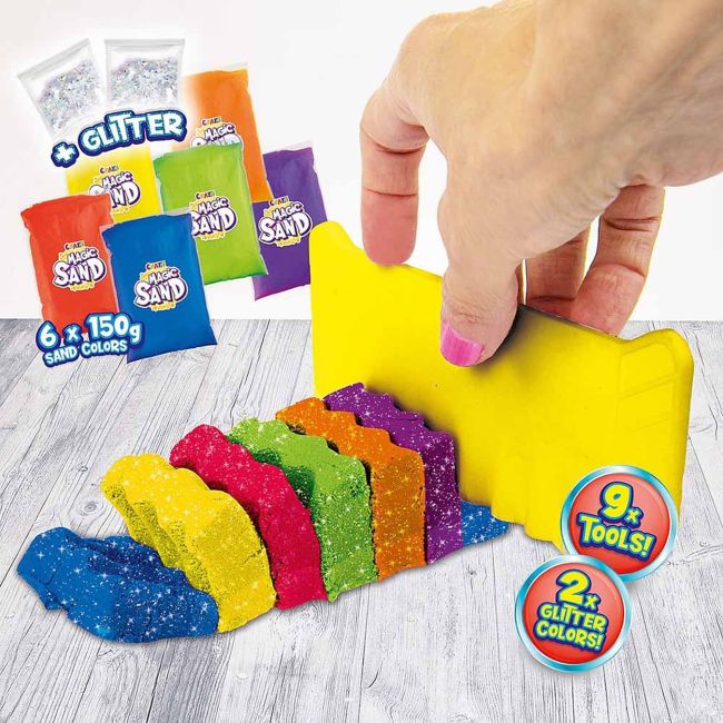 Craze - Nisip Kinetic - Set Joaca Curcubeu ARTCRZ32435