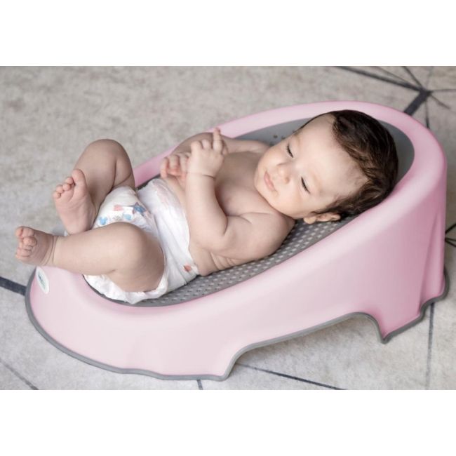 Noul suport pentru baie BabyJem Soft Basic (Culoare: Roz) JEMbj_7012