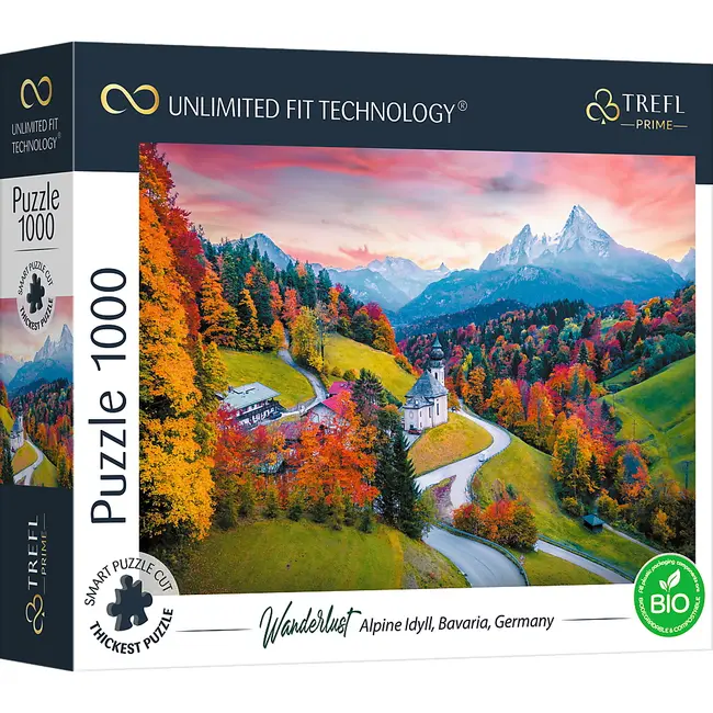 PUZZLE TREFL 1000 PEISAJ IDILIC ALPI VIV10703