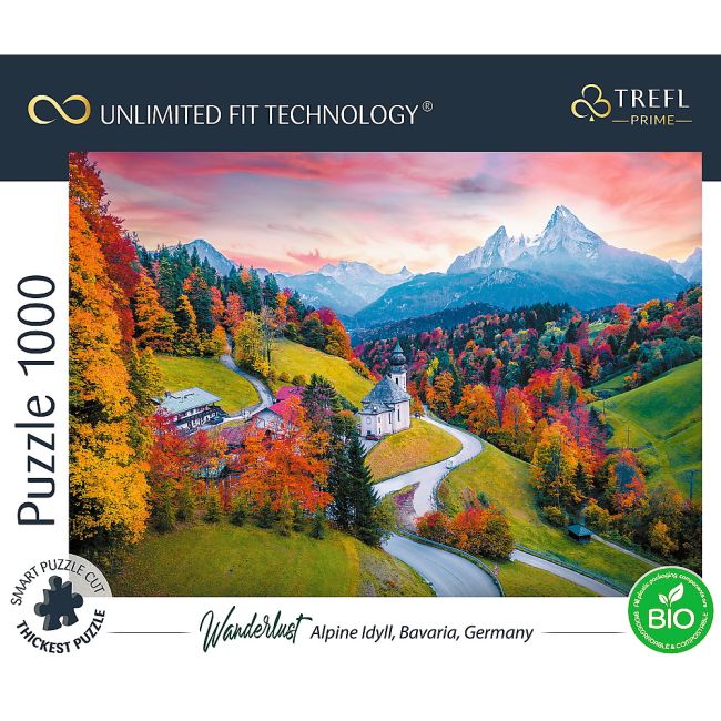 PUZZLE TREFL 1000 PEISAJ IDILIC ALPI VIV10703