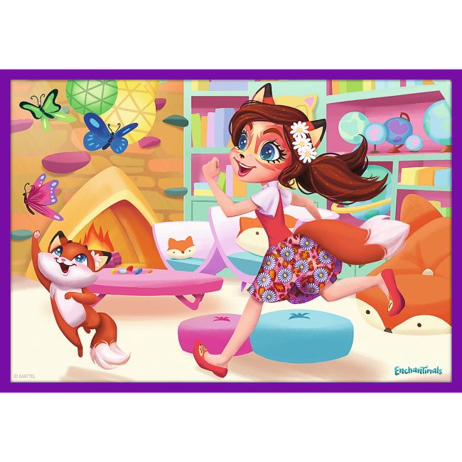 PUZZLE TREFL 10IN1 ENCHANTIMALS - FETELE UIMITOARE VIV90384
