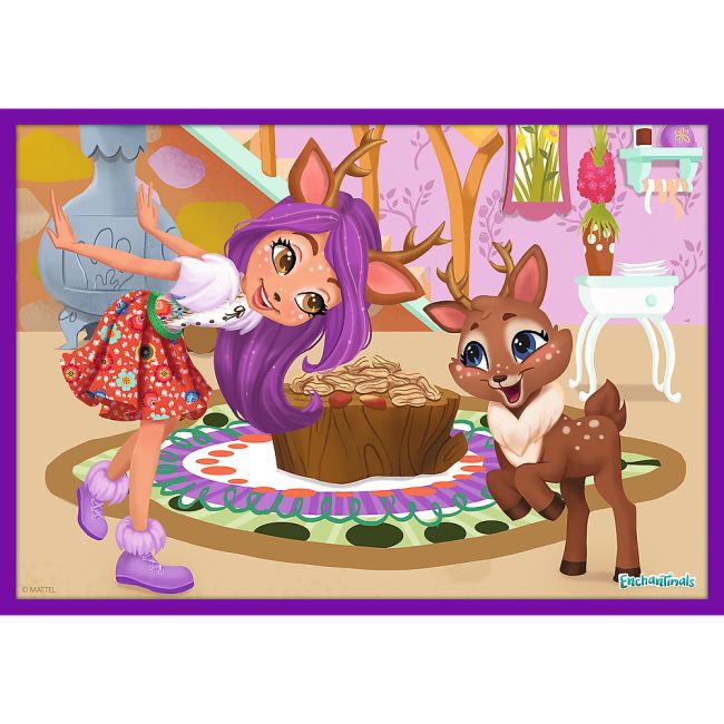 PUZZLE TREFL 10IN1 ENCHANTIMALS - FETELE UIMITOARE VIV90384