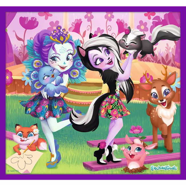PUZZLE TREFL 10IN1 ENCHANTIMALS - FETELE UIMITOARE VIV90384