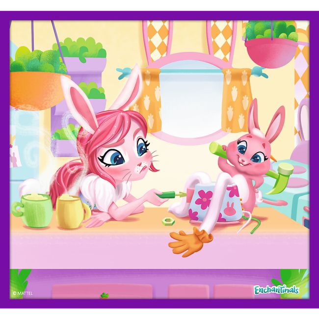 PUZZLE TREFL 10IN1 ENCHANTIMALS - FETELE UIMITOARE VIV90384