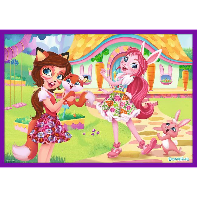 PUZZLE TREFL 10IN1 ENCHANTIMALS - FETELE UIMITOARE VIV90384