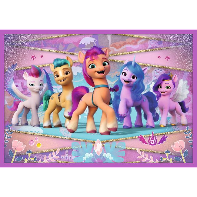 PUZZLE TREFL 10IN1 MY LITTLE PONY -  PONEII STRALUCITORI VIV90389