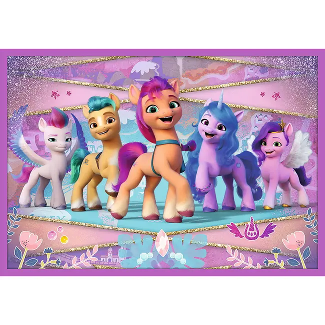 PUZZLE TREFL 10IN1 MY LITTLE PONY -  PONEII STRALUCITORI VIV90389