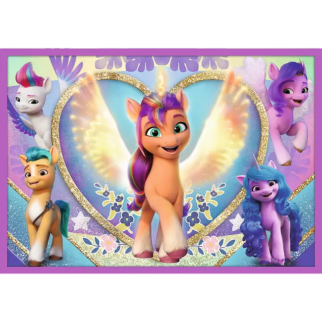 PUZZLE TREFL 10IN1 MY LITTLE PONY -  PONEII STRALUCITORI VIV90389