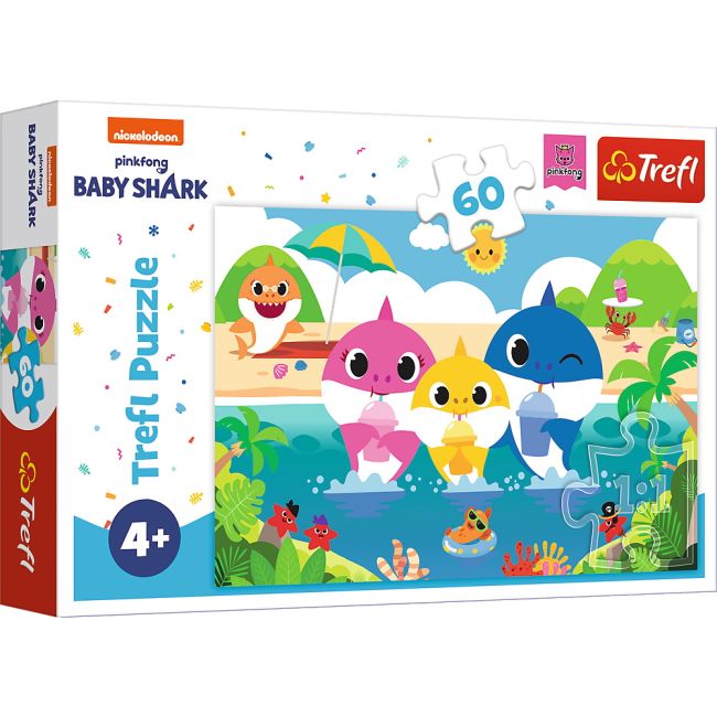 PUZZLE TREFL 60 BABY SHARK - FAMILIA IN VACANTA VIV17370