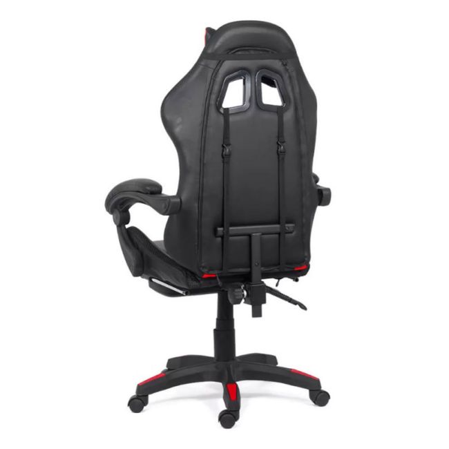 Scaun gaming cu iluminare led rgb off 303, perne detasabile, suport picioare retractabil, polipropilena, 110 kg drm9864