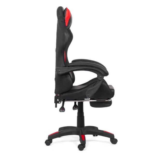 Scaun gaming cu iluminare led rgb off 303, perne detasabile, suport picioare retractabil, polipropilena, 110 kg drm9864