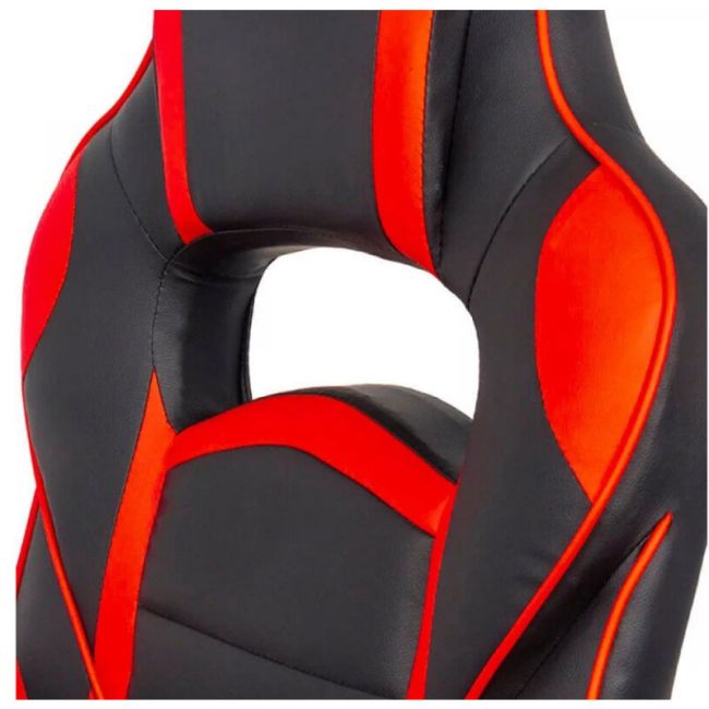 Scaun directorial cu suport picioare off 302, gaming, mecanism de balans, piele ecologica, cadru cromat, 110 kg drm9863