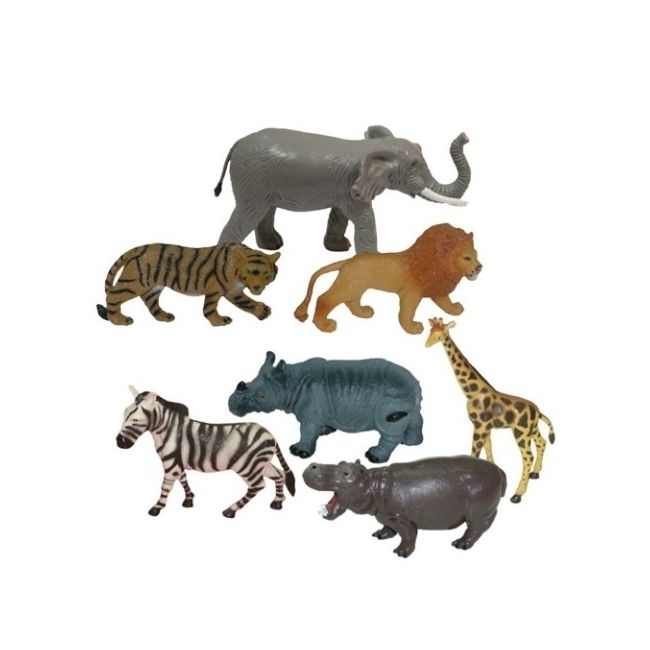 Animale salbatice set de 7 figurine - miniland - okeml25123