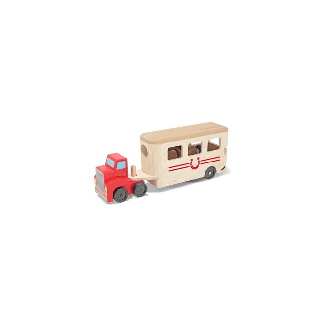 Camion transportor de cai cu remorca melissa and doug - okemd4097