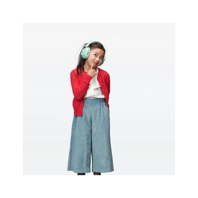 Casti antifonice pliabile pentru copii 5-16 ani, ofera protectie auditiva, SNR 25, verde menta, ALPINE Muffy Kids Mint ALP26498